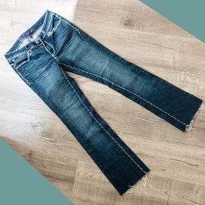 Luxurie jeans, fun accent stitching size 5/27